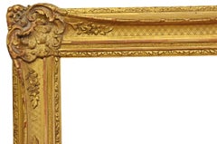 English 27x42 inch Louis XV Picture Frame circa 1890