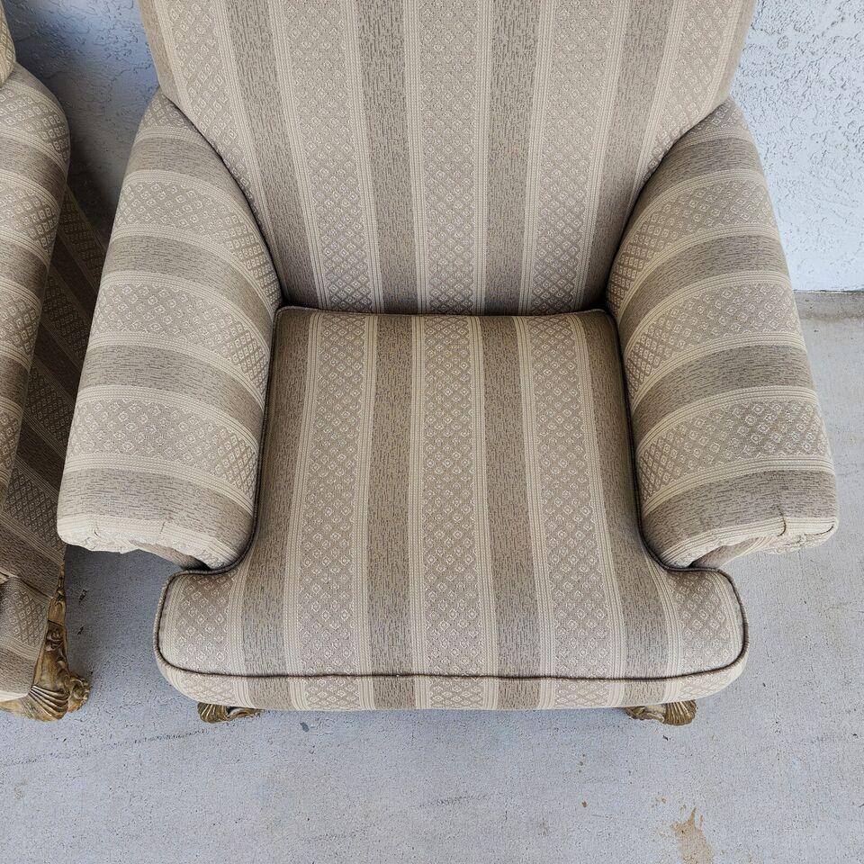 English Lounge Chairs by Schnadig For Sale 5