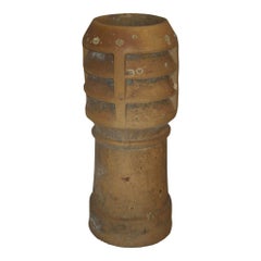 Used English Louvered Chimney Pot, circa 1900