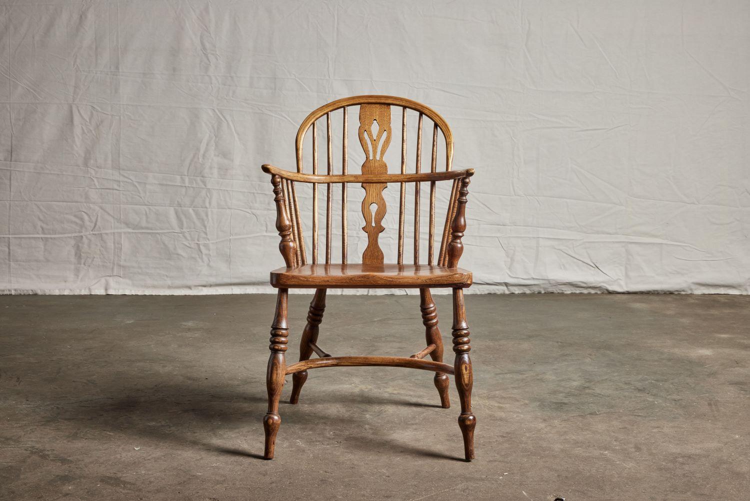 19th Century English low back chair.