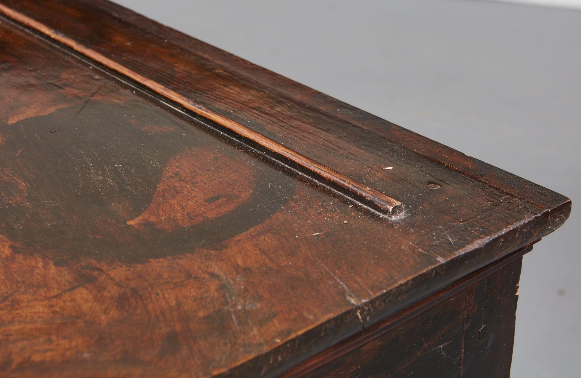 Oak 18th c. English Low Dresser with Potboard Base For Sale