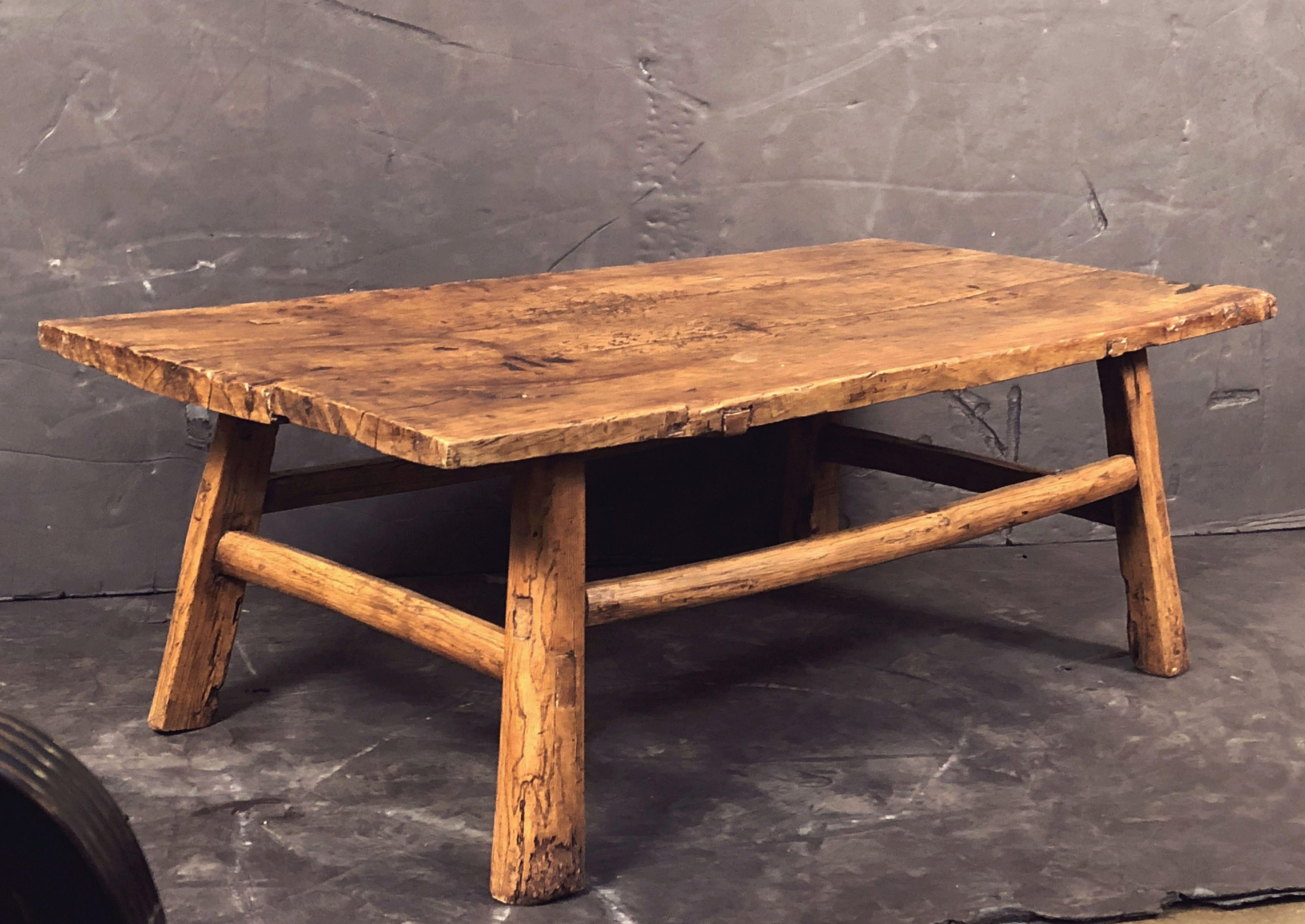 20th Century English Low Table of Fruitwood