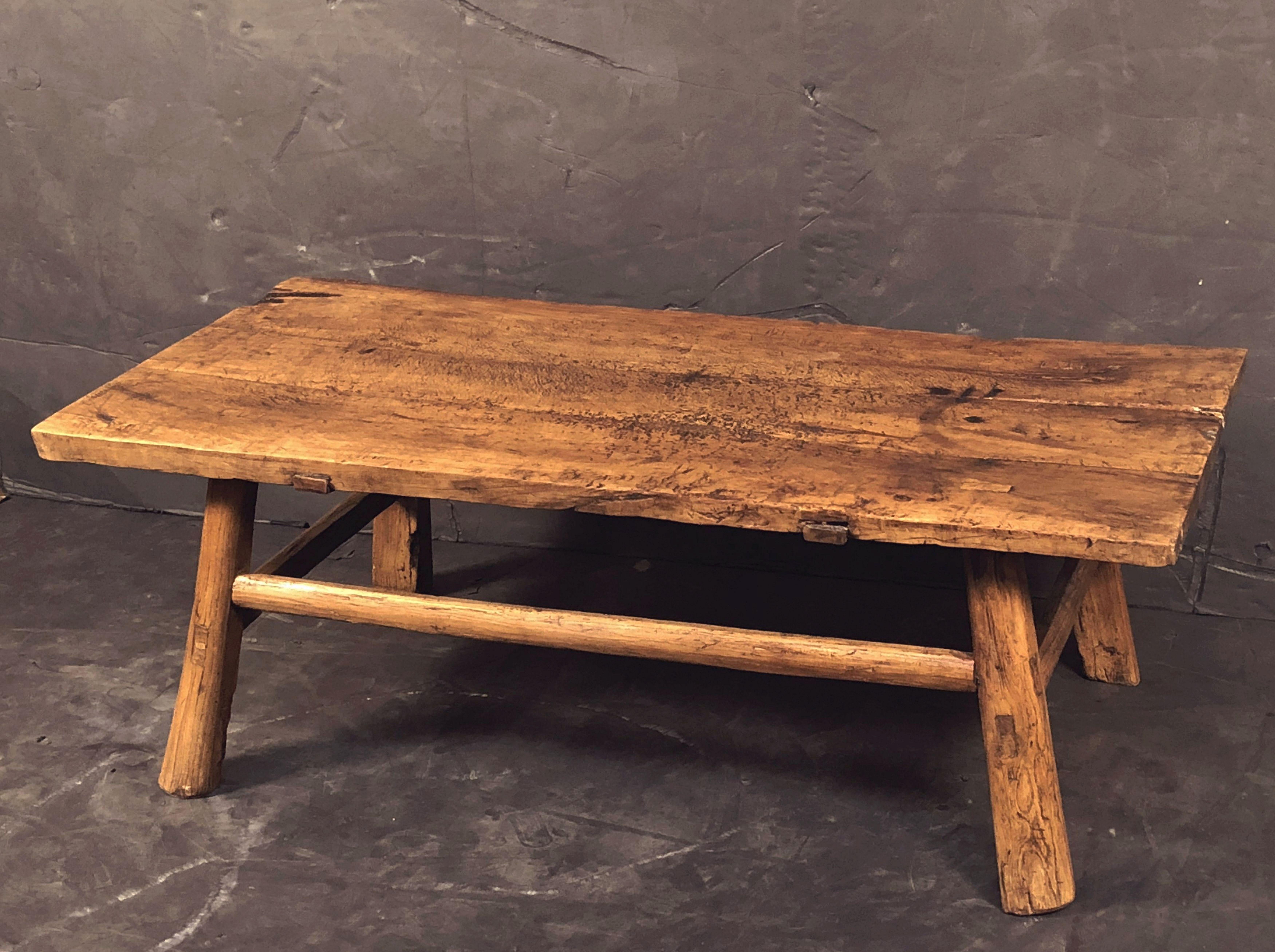 English Low Table of Fruitwood 2