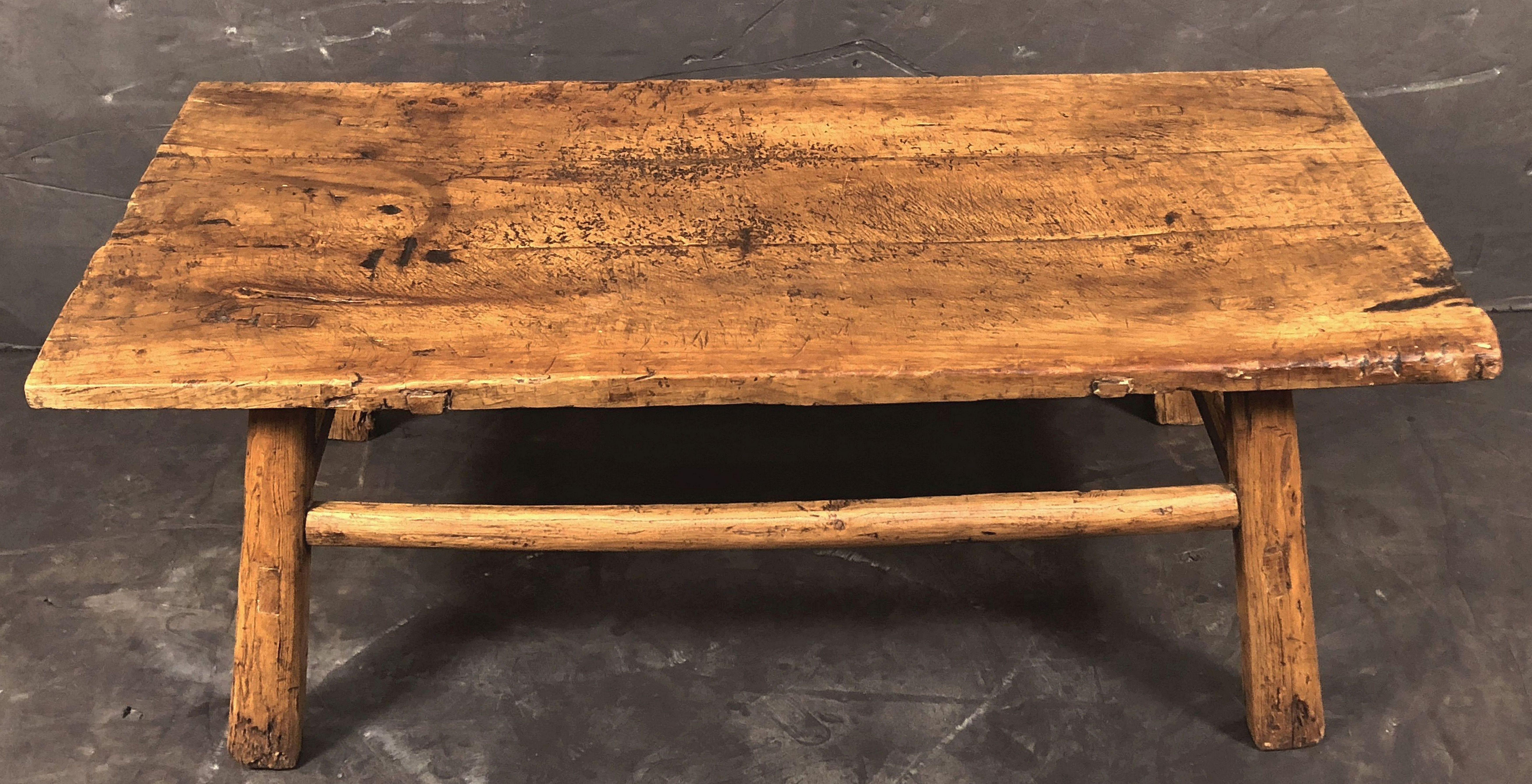 English Low Table of Fruitwood 4