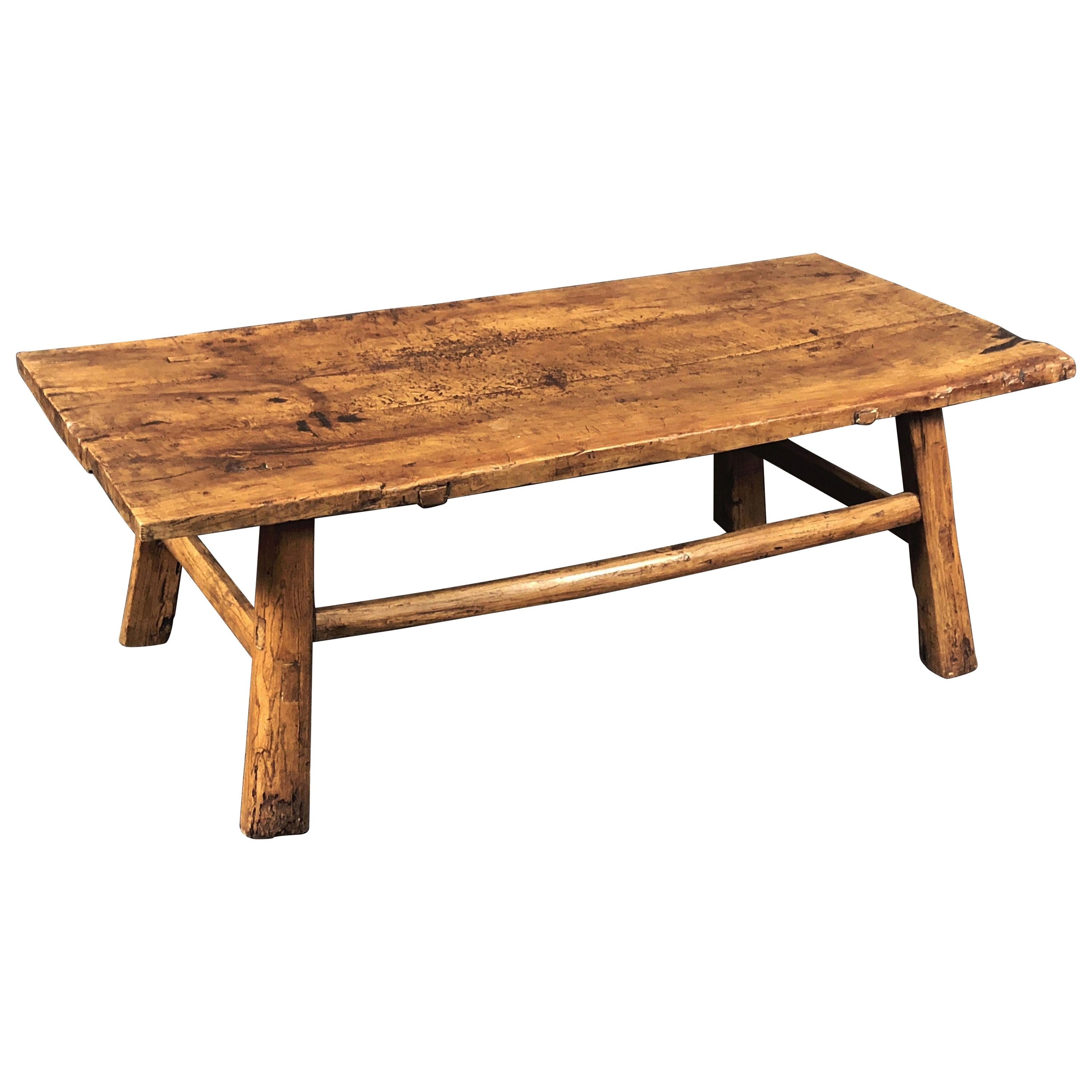 English Low Table of Fruitwood