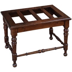 Antique English Luggage Rack of Mahogany