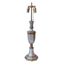 English Made Georgian Table Lamp 2 Adjustable Sockets