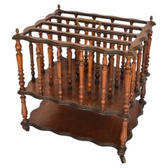 Antique English Magazine Rack