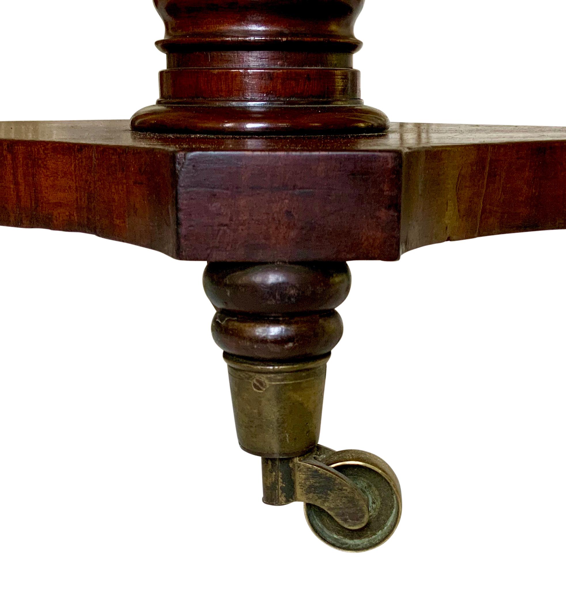 English Mahogany Adjustable Reading or Musical Table Stand 4