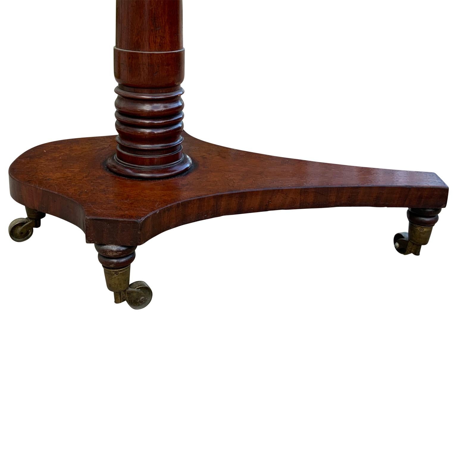 English Mahogany Adjustable Reading or Musical Table Stand 3