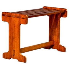 English Mahogany Arts & Crafts Luggage Stand Bench or Table