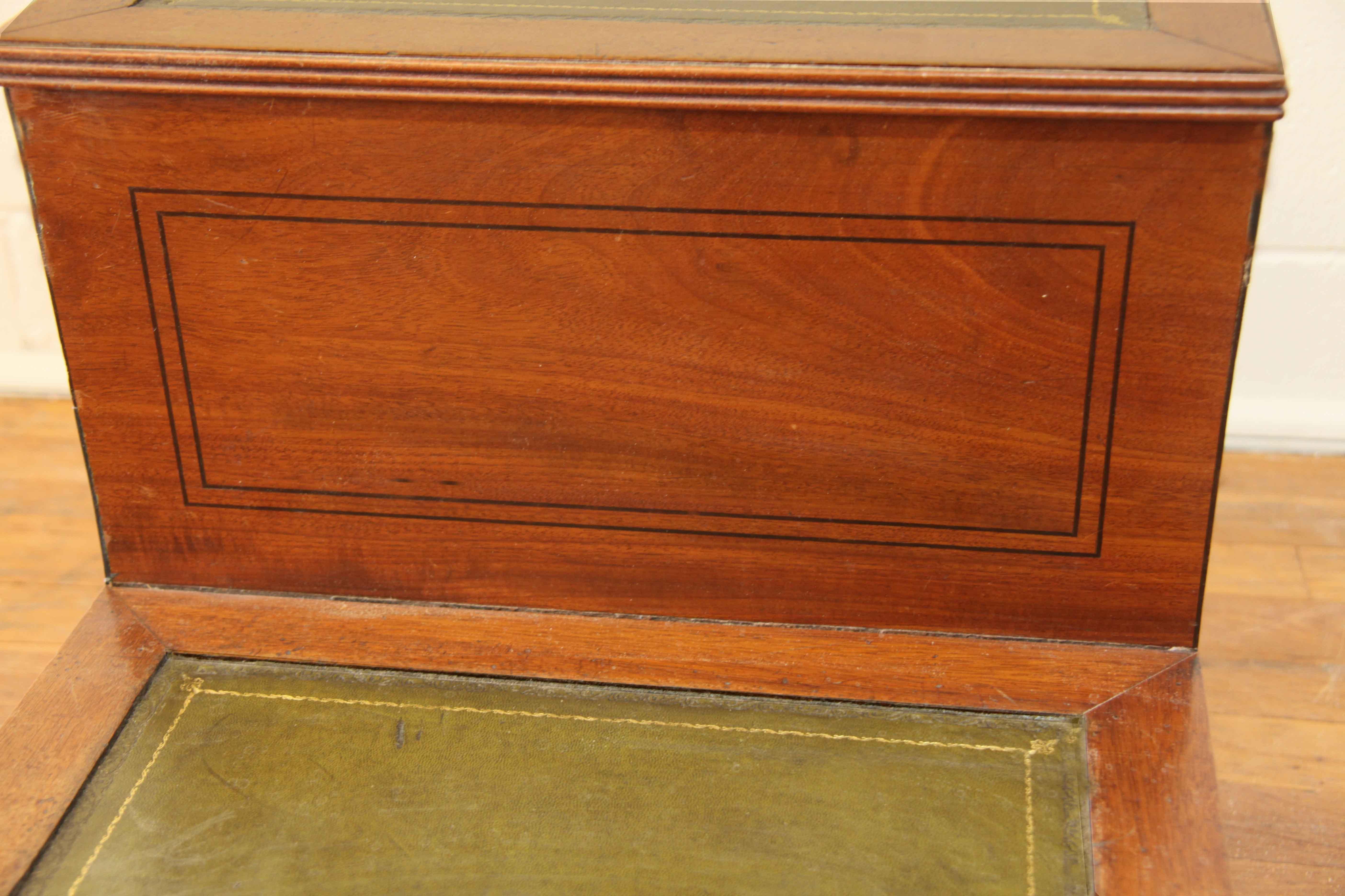English Mahogany Bed Steps For Sale 1