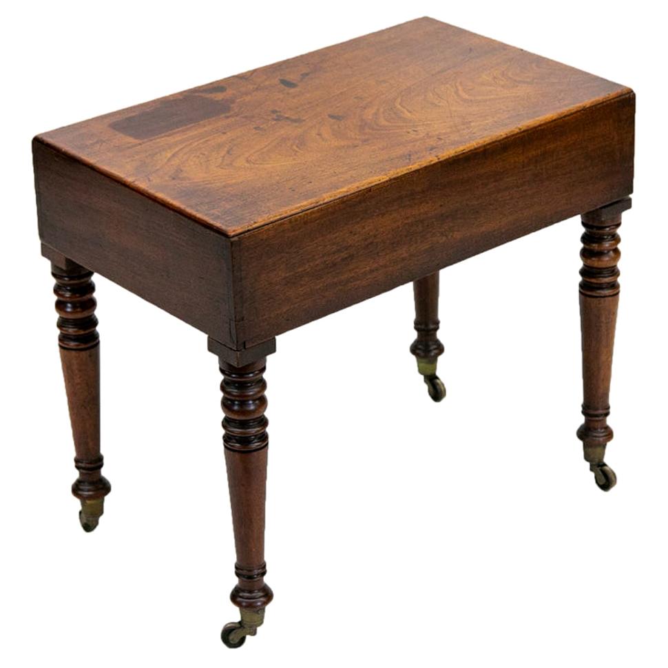 English Mahogany Bidet Table For Sale