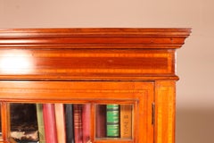 English Mahogany Bookcase Edwardian