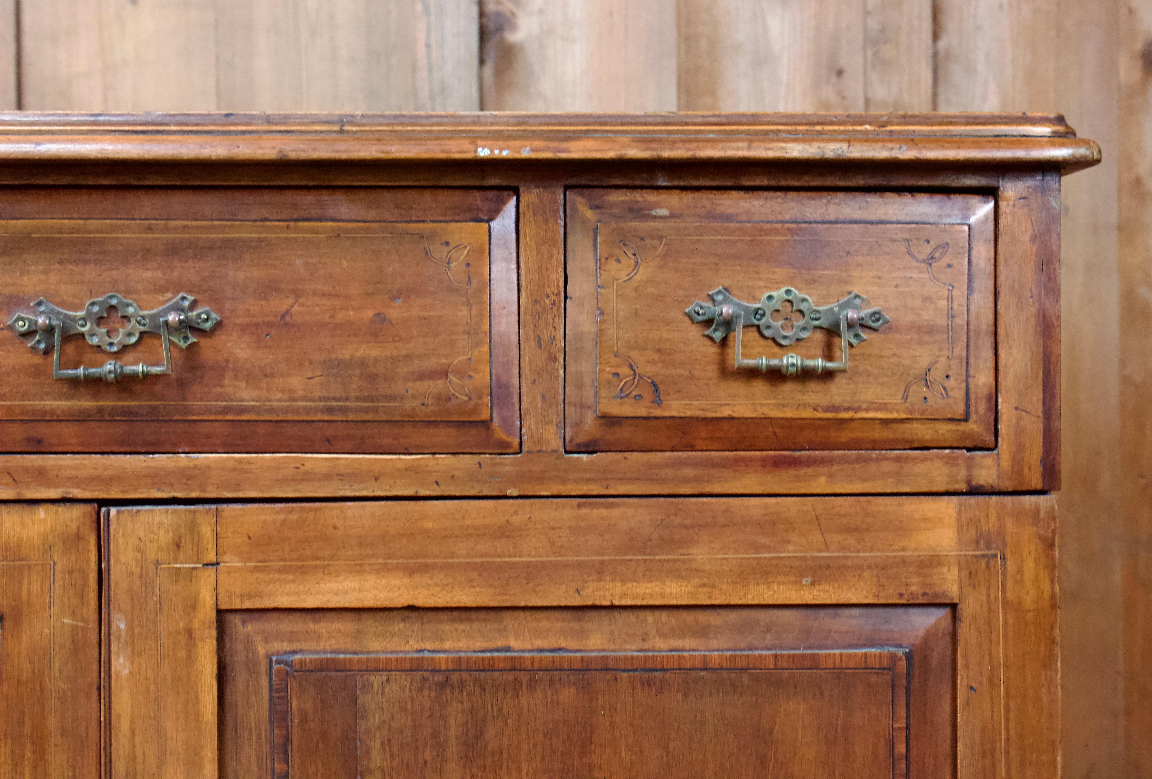 English Mahogany Buffet 19th Century For Sale 3