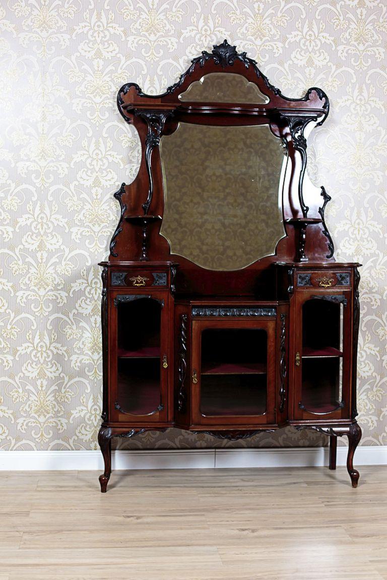 British English, Mahogany Cabinet, circa 1890 For Sale