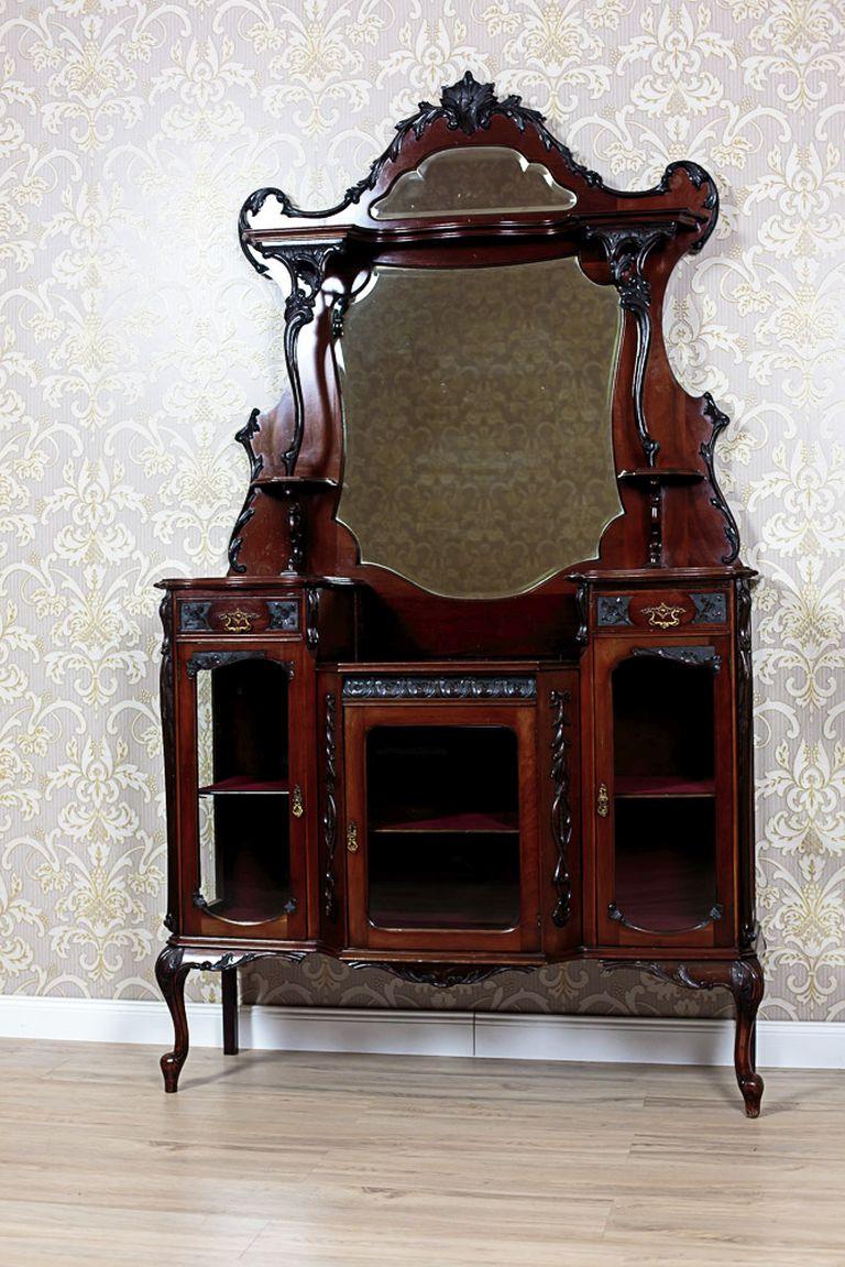 Mid-20th Century English, Mahogany Cabinet, circa 1890 For Sale