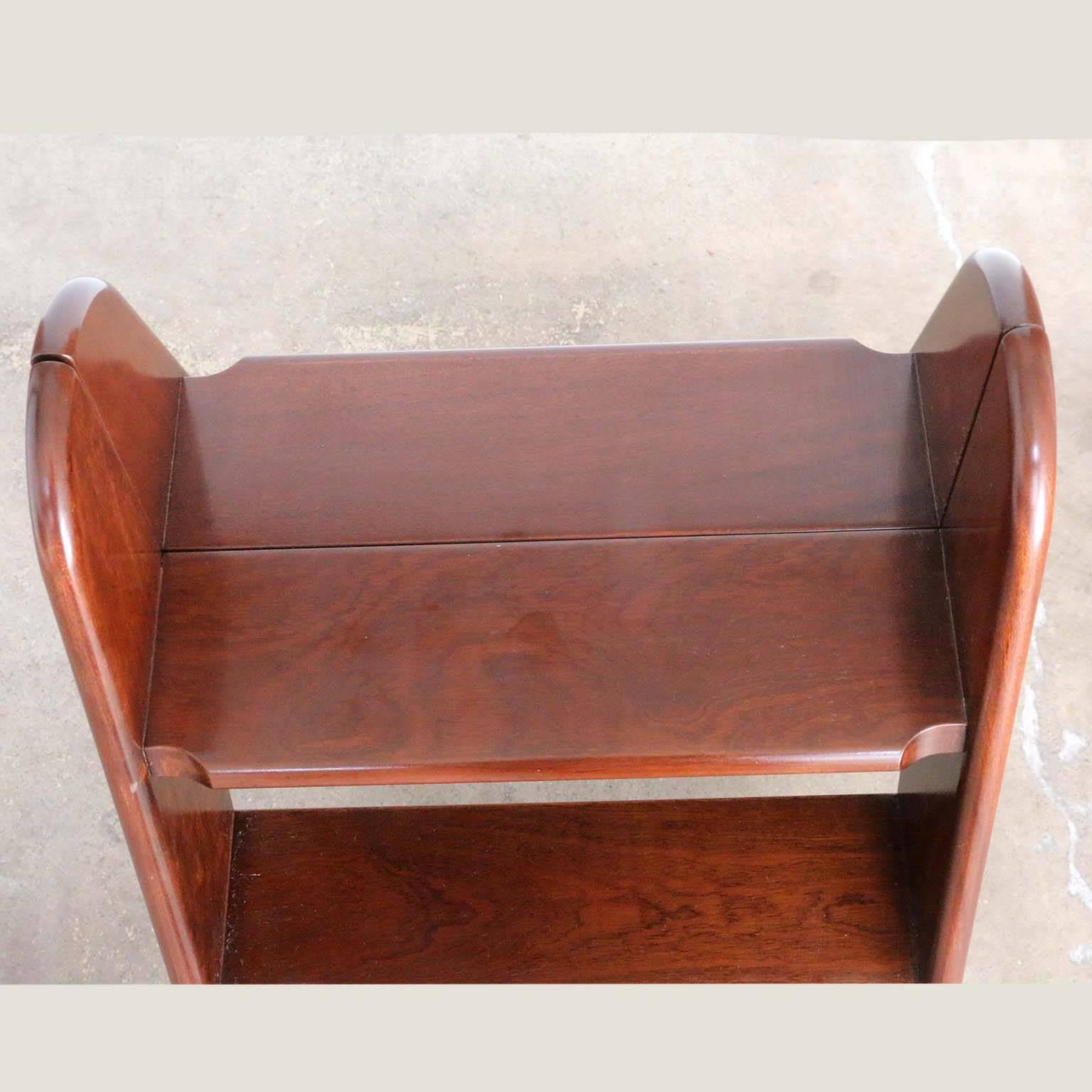 English Mahogany Campaign Style Library Steps 7