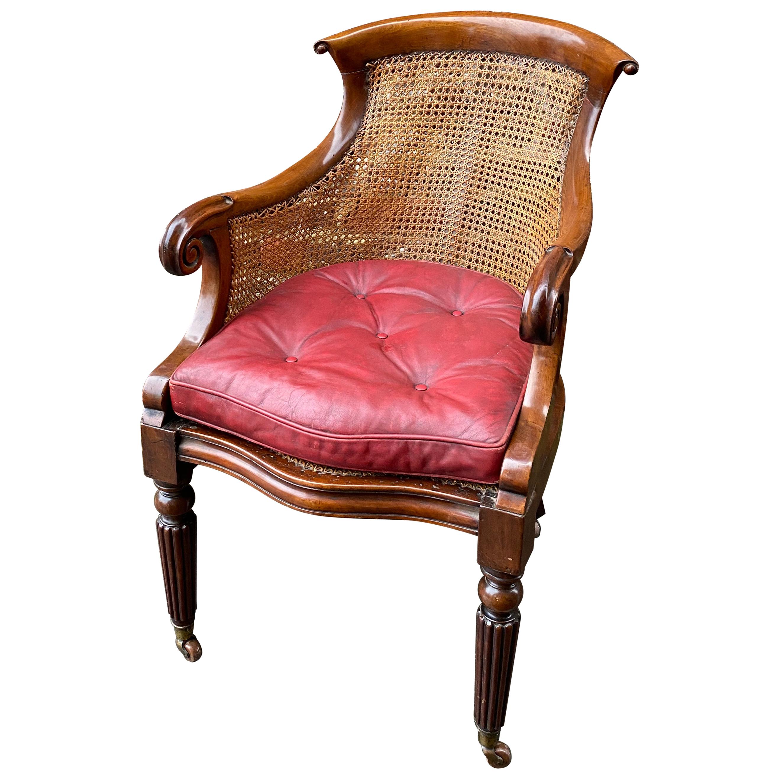 Caned Bergere Chair 37 For Sale on 1stDibs
