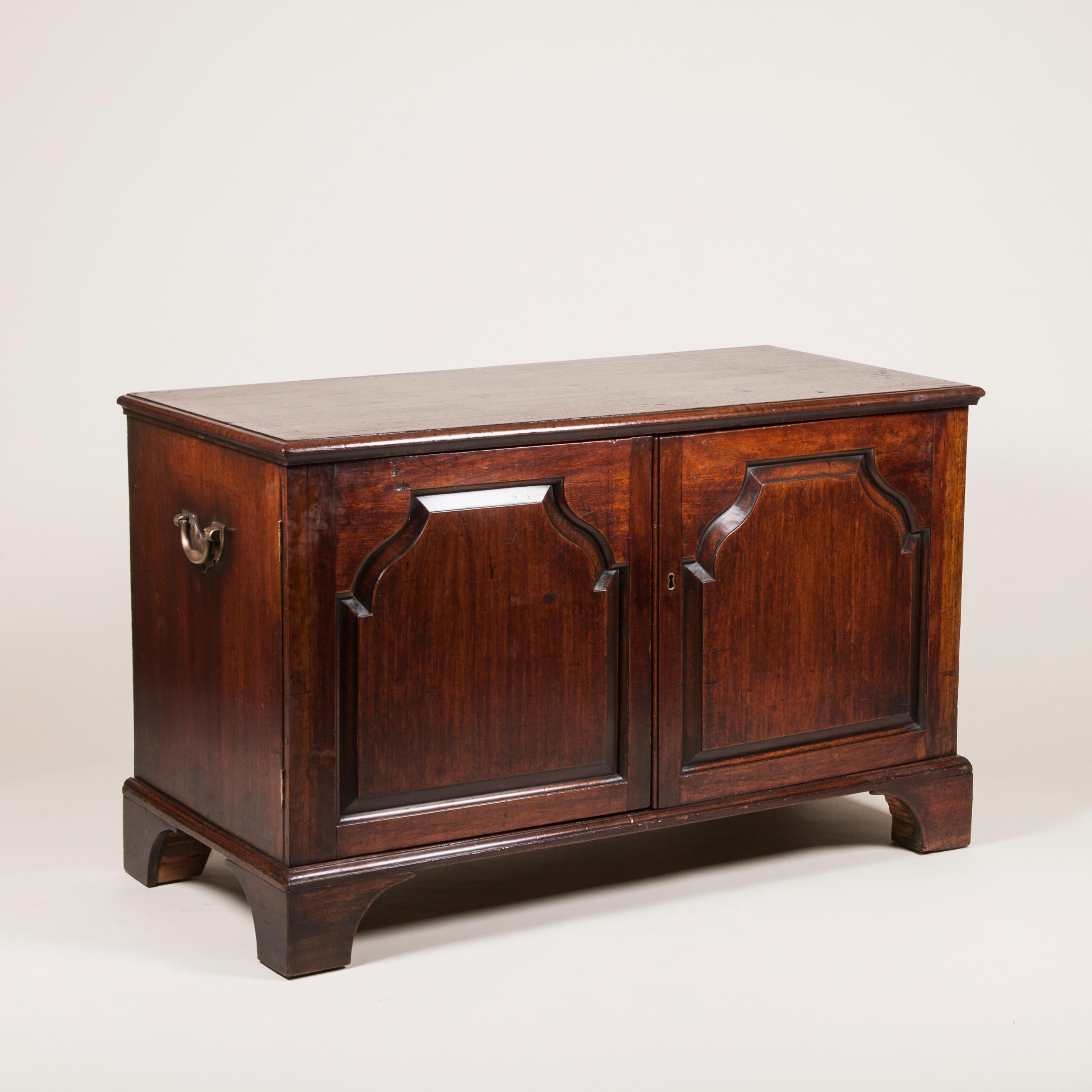 Mid-18th Century English Mahogany Chest, circa 1760 For Sale