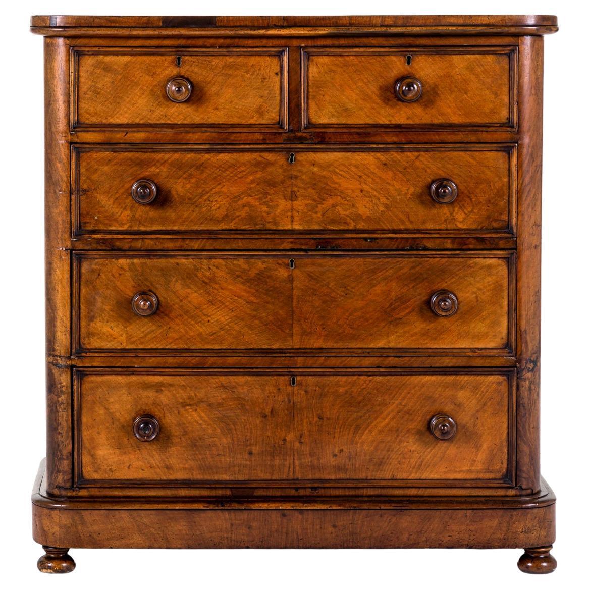 English Mahogany Chest Of Drawers