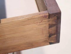 English Mahogany Chest of Drawers with decorative brass handles, circa 1840