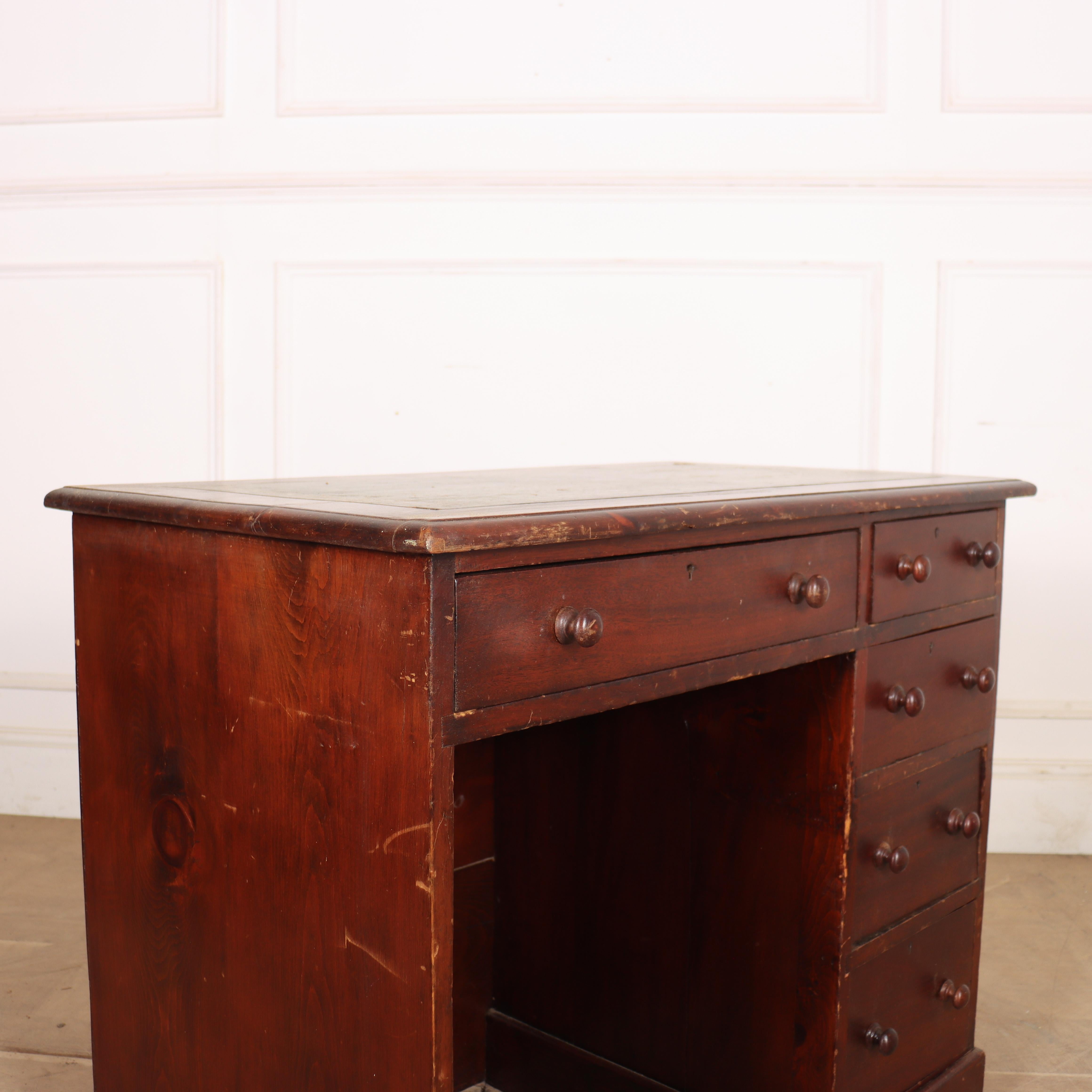 Victorian English Mahogany Child's Desk For Sale
