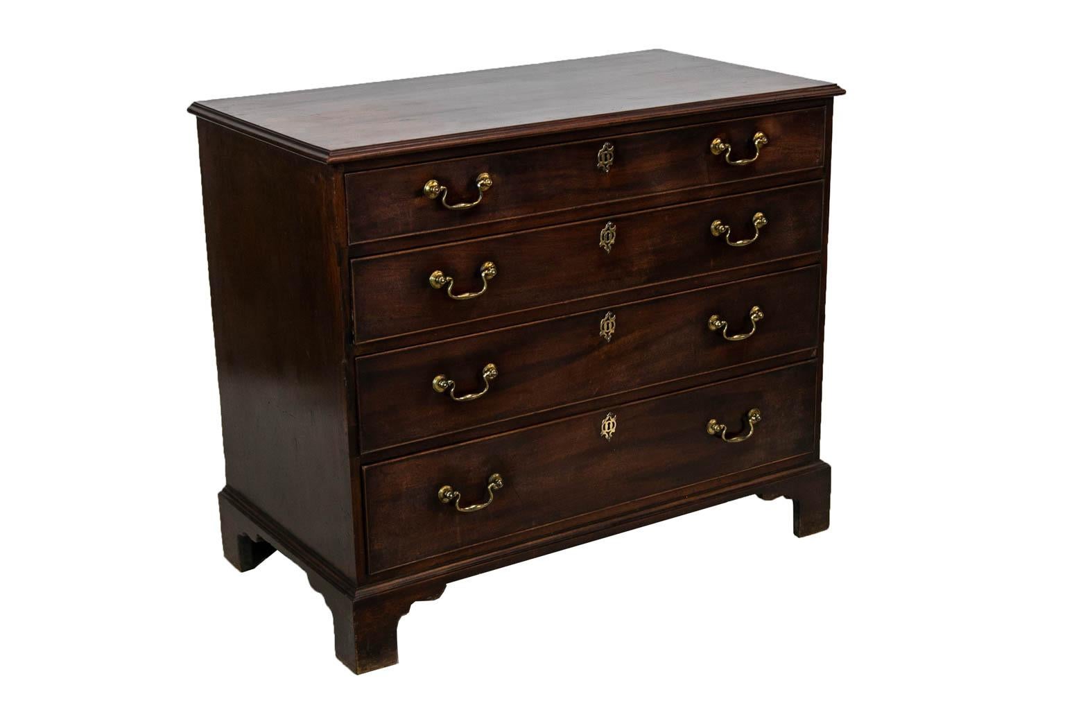 English Mahogany Chippendale Chest 3