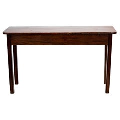 Antique English Mahogany Chippendale Console Table