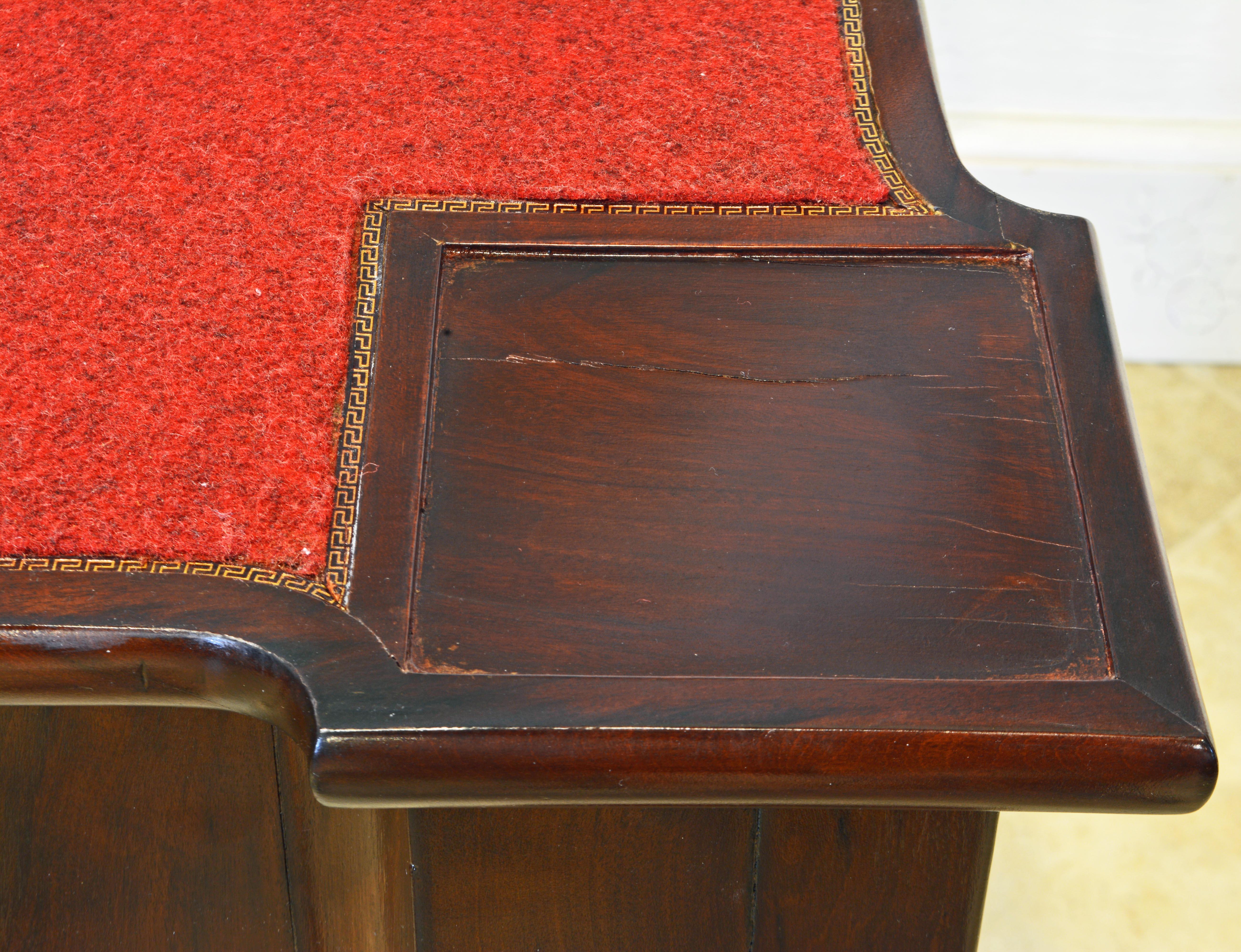 English Mahogany Chippendale Game Table with Claw and Ball Feet, 18th Century 5