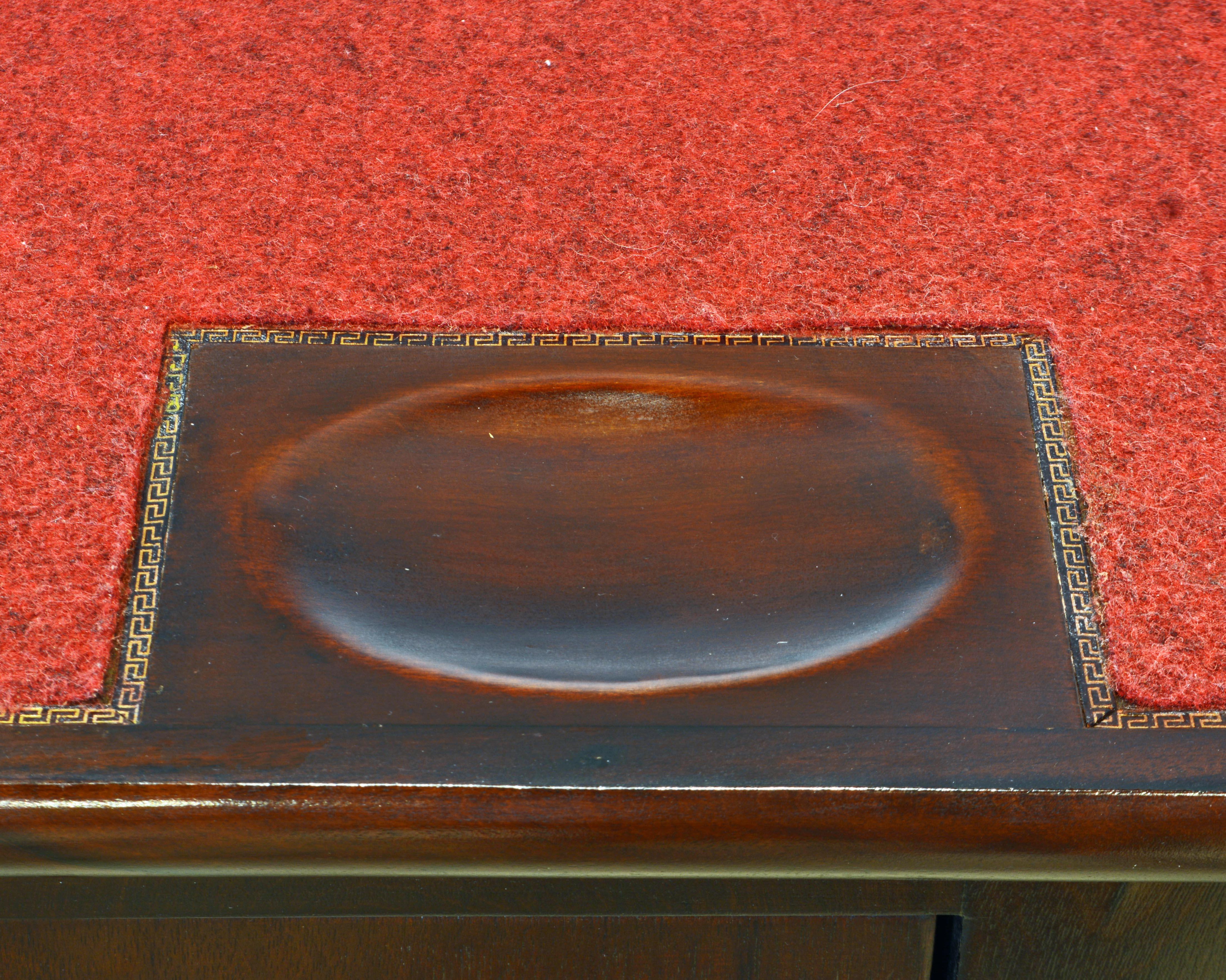 English Mahogany Chippendale Game Table with Claw and Ball Feet, 18th Century 4