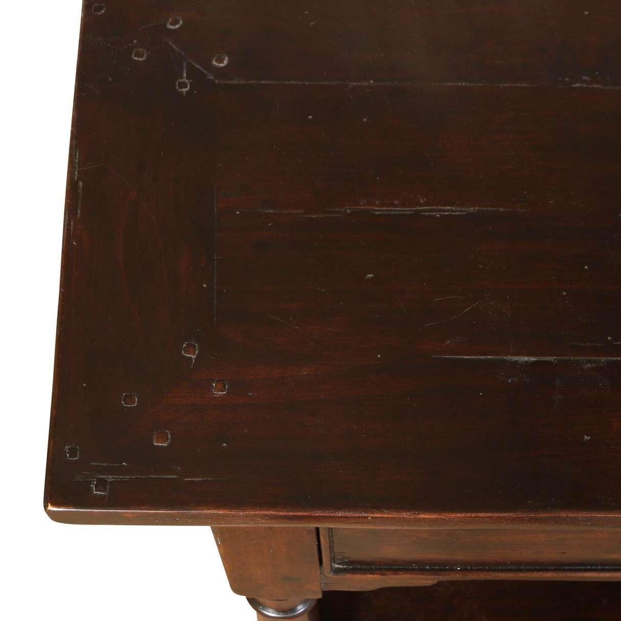 English Mahogany Console Table In Good Condition For Sale In New York, NY