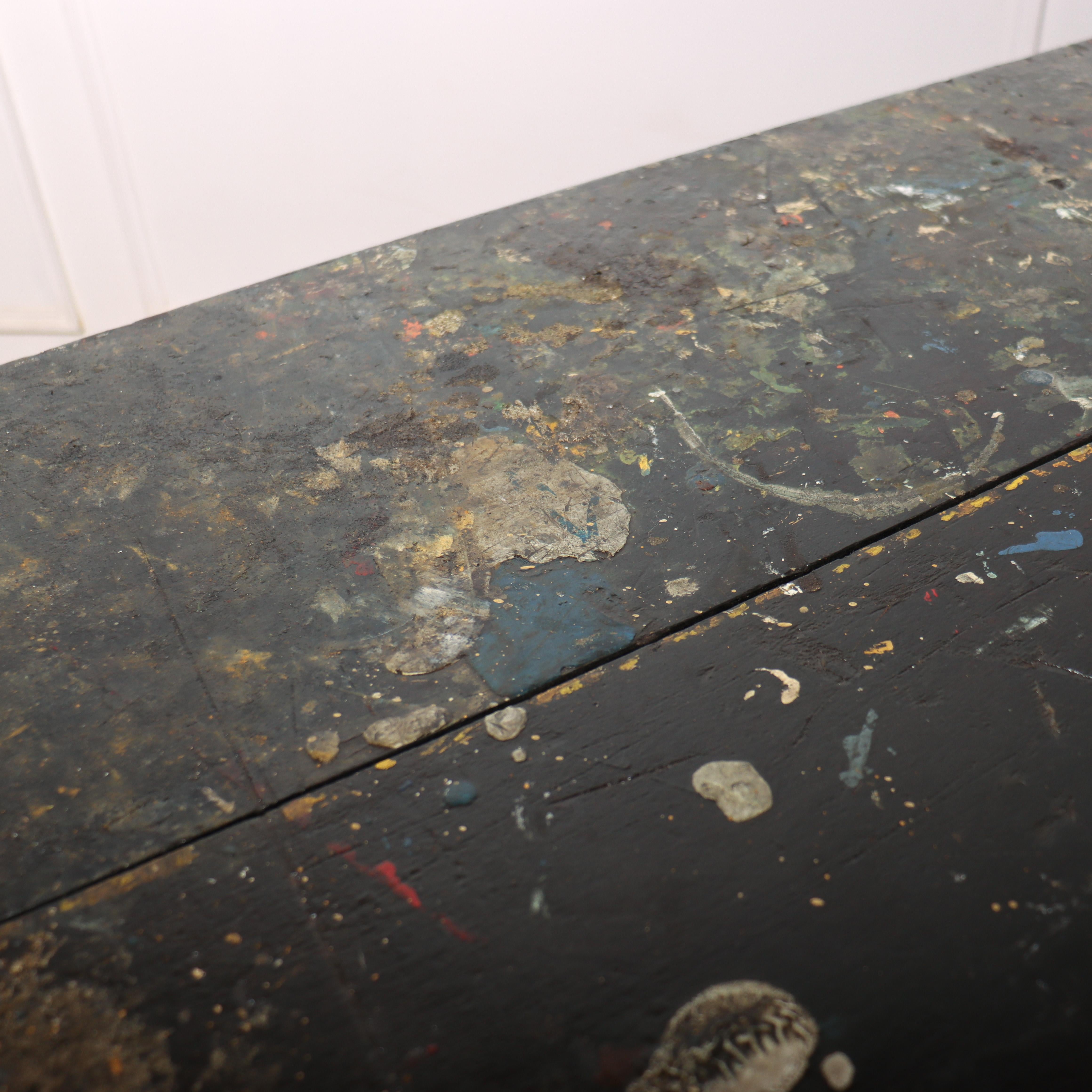 English Mahogany Drapers Table For Sale 5