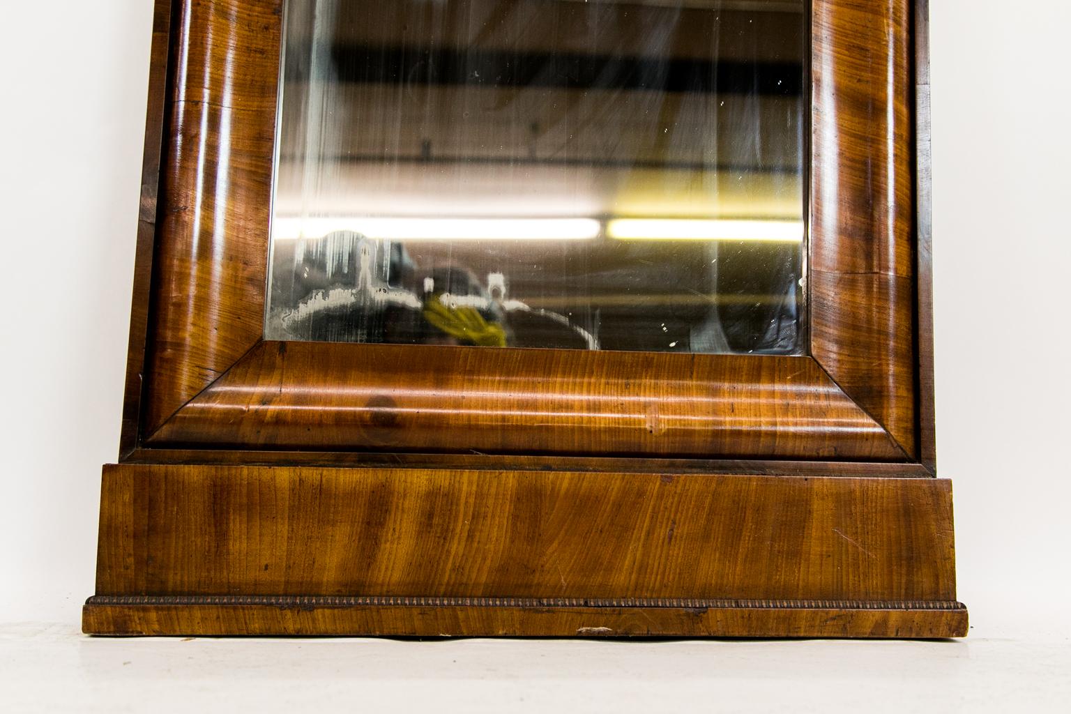 Mid-19th Century English Mahogany Empire Mirror