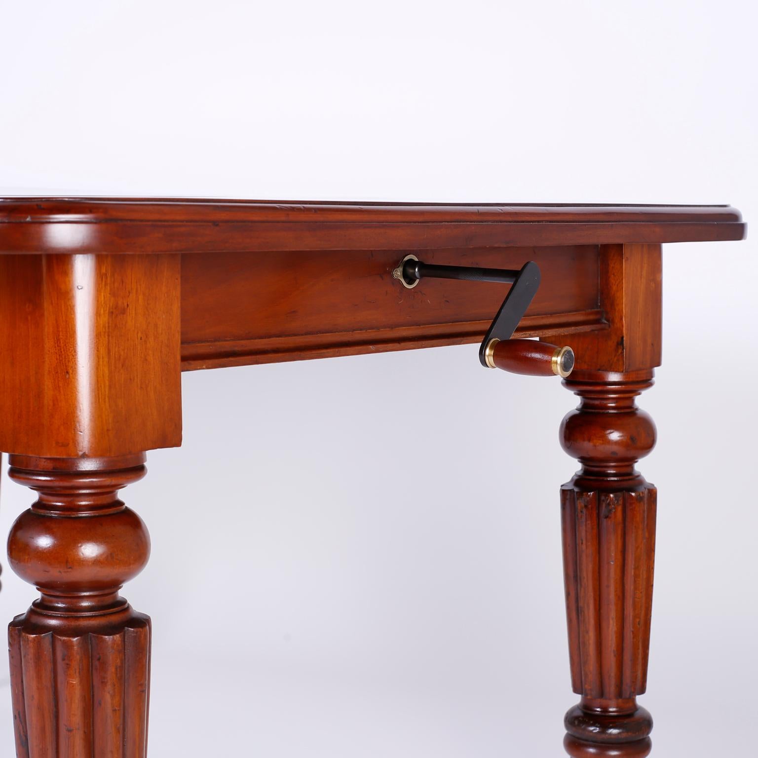 English Mahogany Extendable Dining Table 1