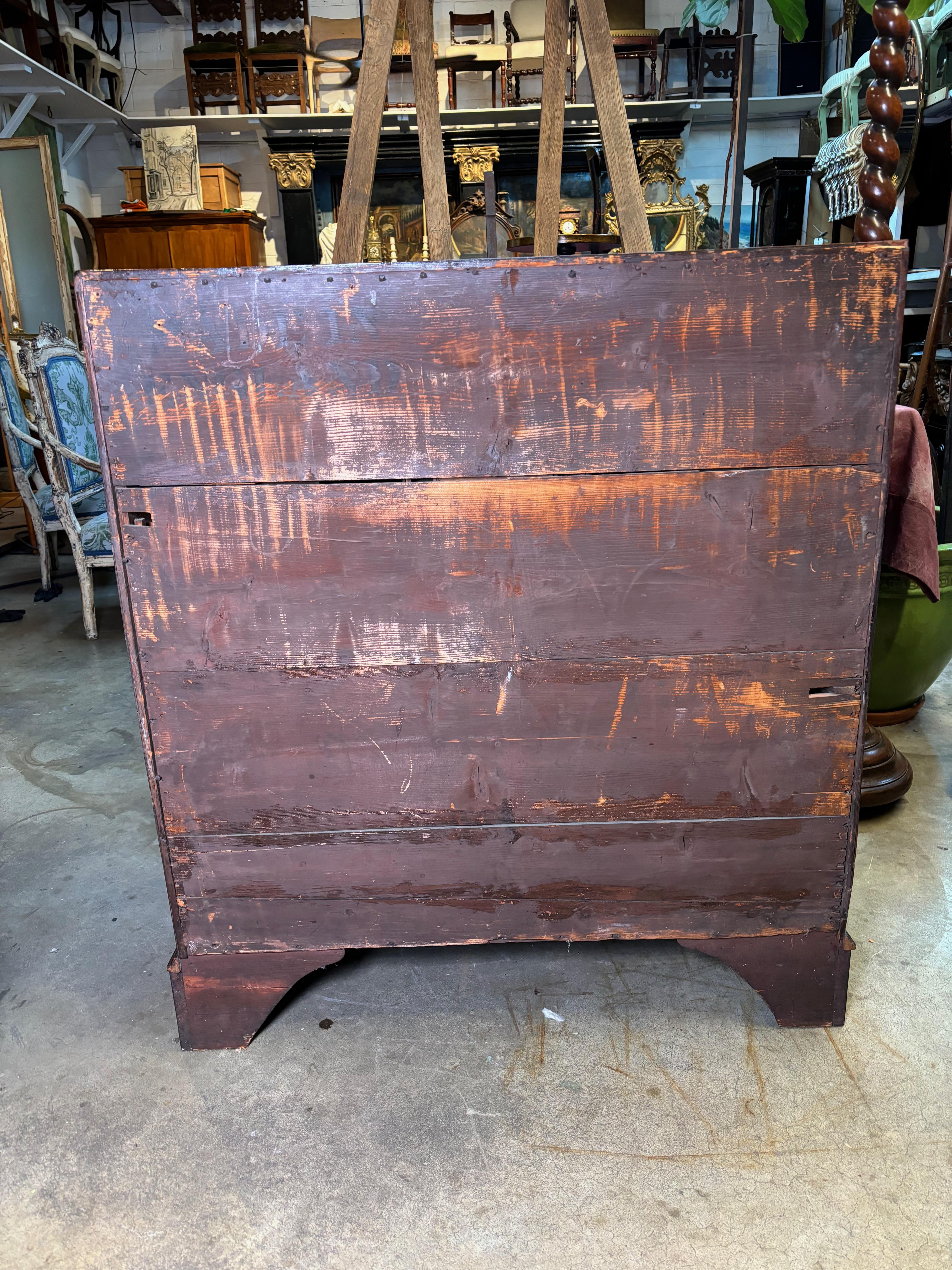 English Mahogany George III Slant Top Desk For Sale 7