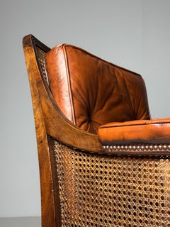 English Mahogany Library Bergère 1835