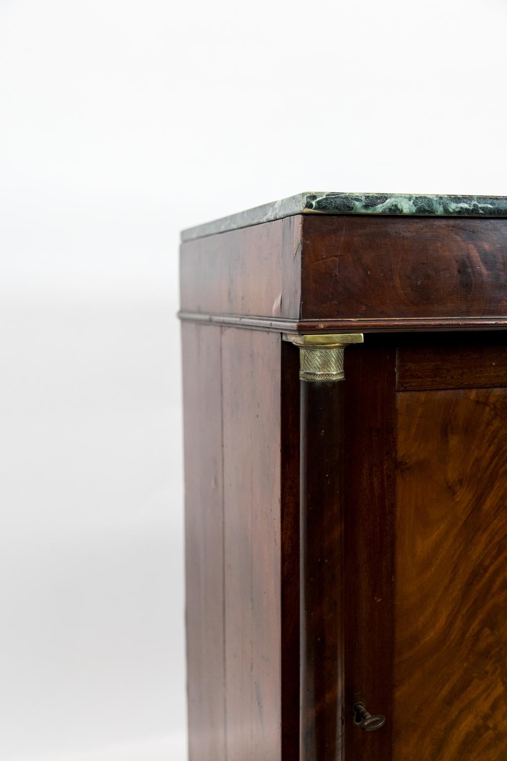 marble top console cabinet