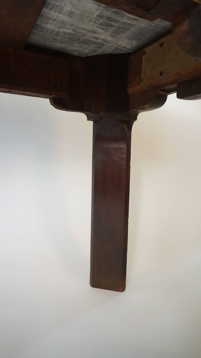 English Marble Top Mahogany Slab or Side Table, circa 1760 For