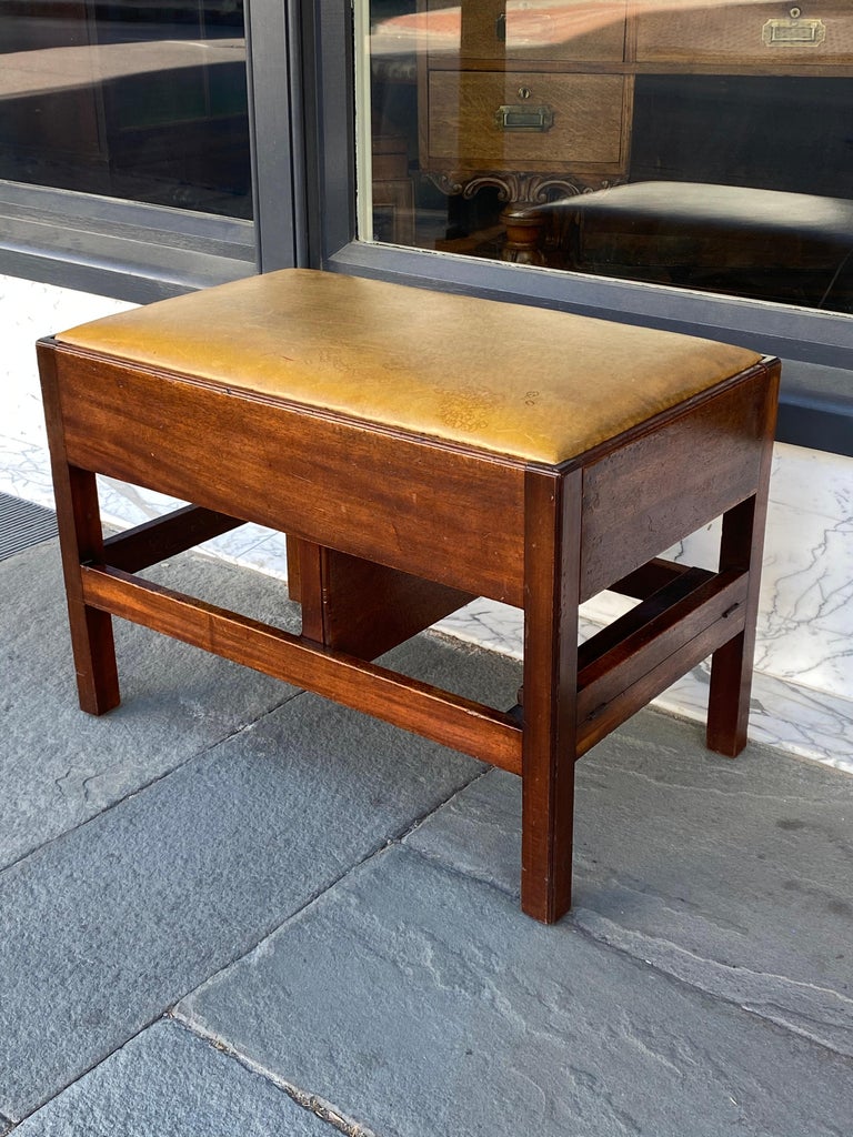 Metamorphic Bench English Mahogany Metamorphic Bench to Form of Library Steps Late 18th ...