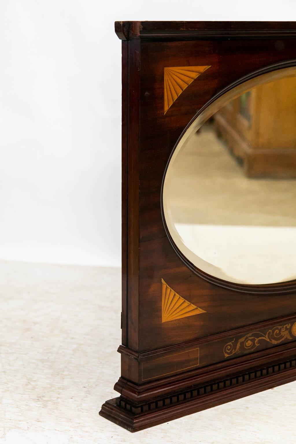 English Mahogany Mirror For Sale 2