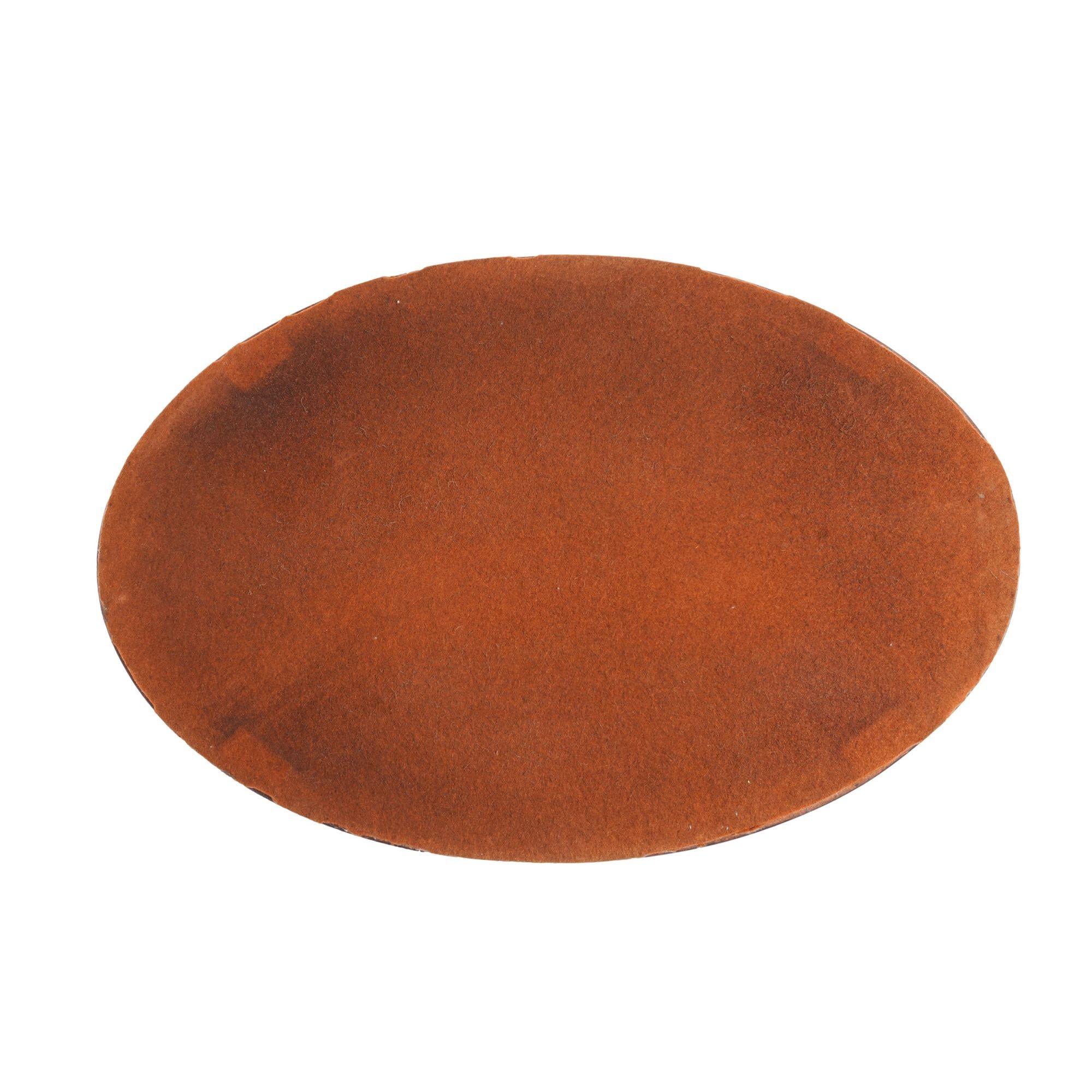 English mahogany oval inlaid serving tray with scalloped gallery, c. 1800's For Sale 4