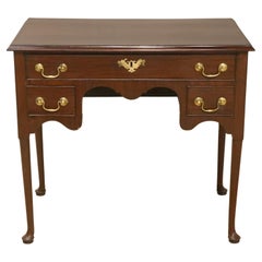 Used English Mahogany Queen Anne Style Lowboy or Dressing Table