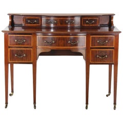 English Mahogany Sheraton Revival Server Sideboard Edwardian