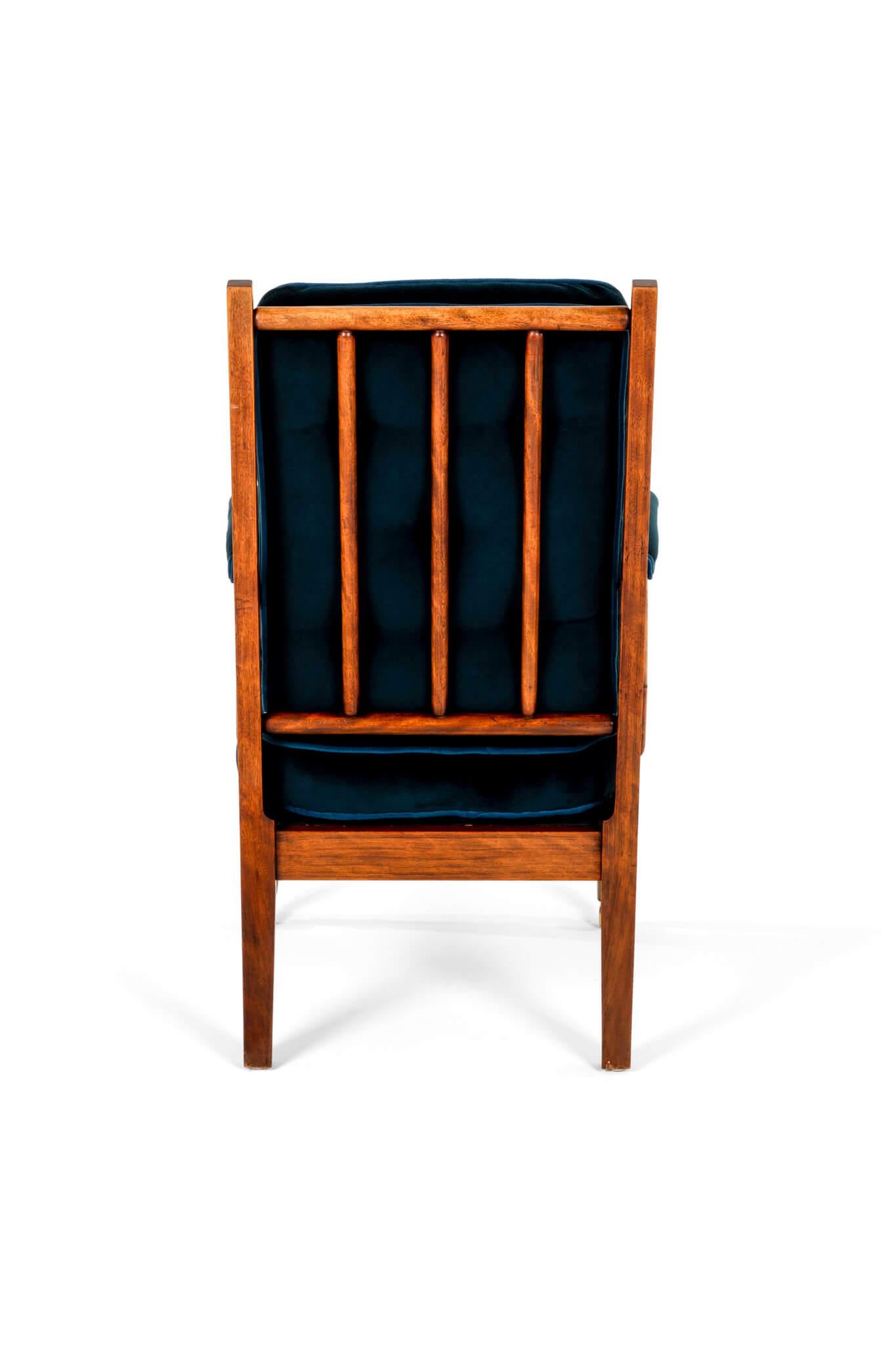 Britannique Fauteuil ouvert en acajou anglais en vente