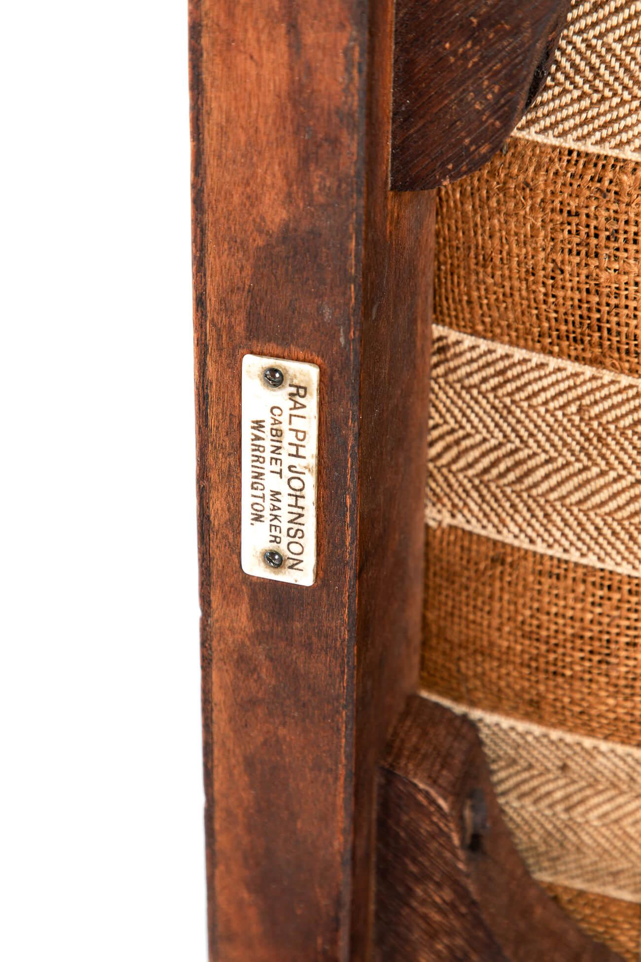 Silla auxiliar inglesa de caoba de Ralph Johnson en venta 4