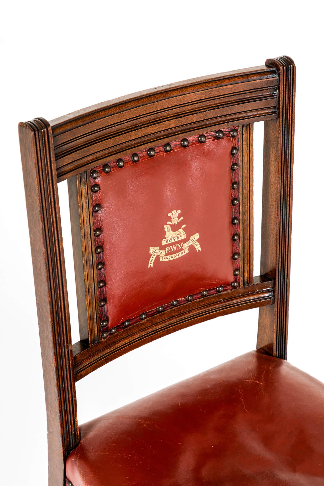 Silla auxiliar inglesa de caoba de Ralph Johnson en Bueno estado para la venta en Faversham, GB