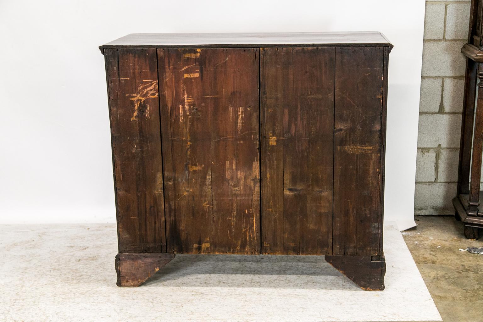English Mahogany Six Drawer Chest For Sale 6