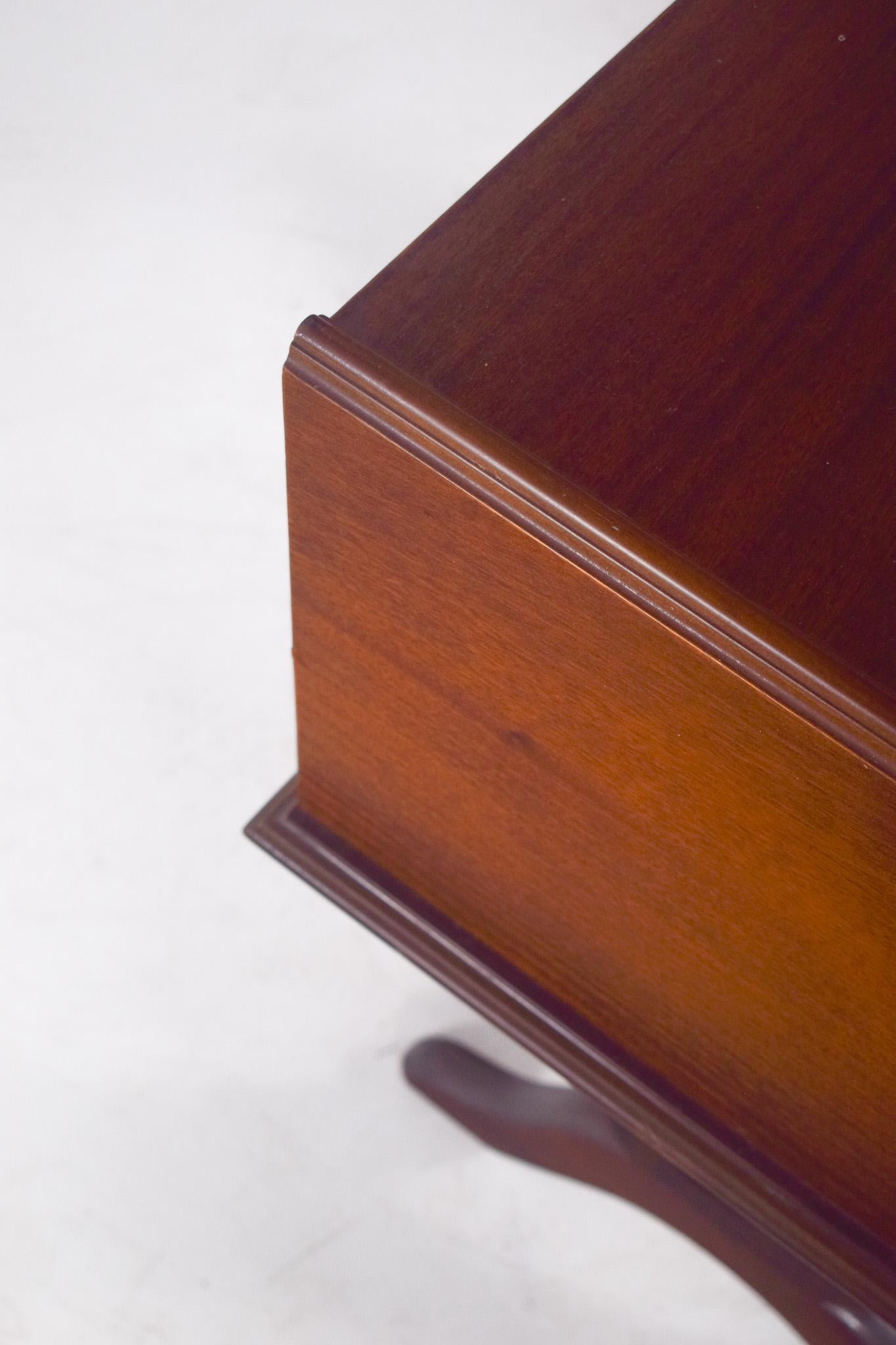 English Mahogany Telephone Stand For Sale 8