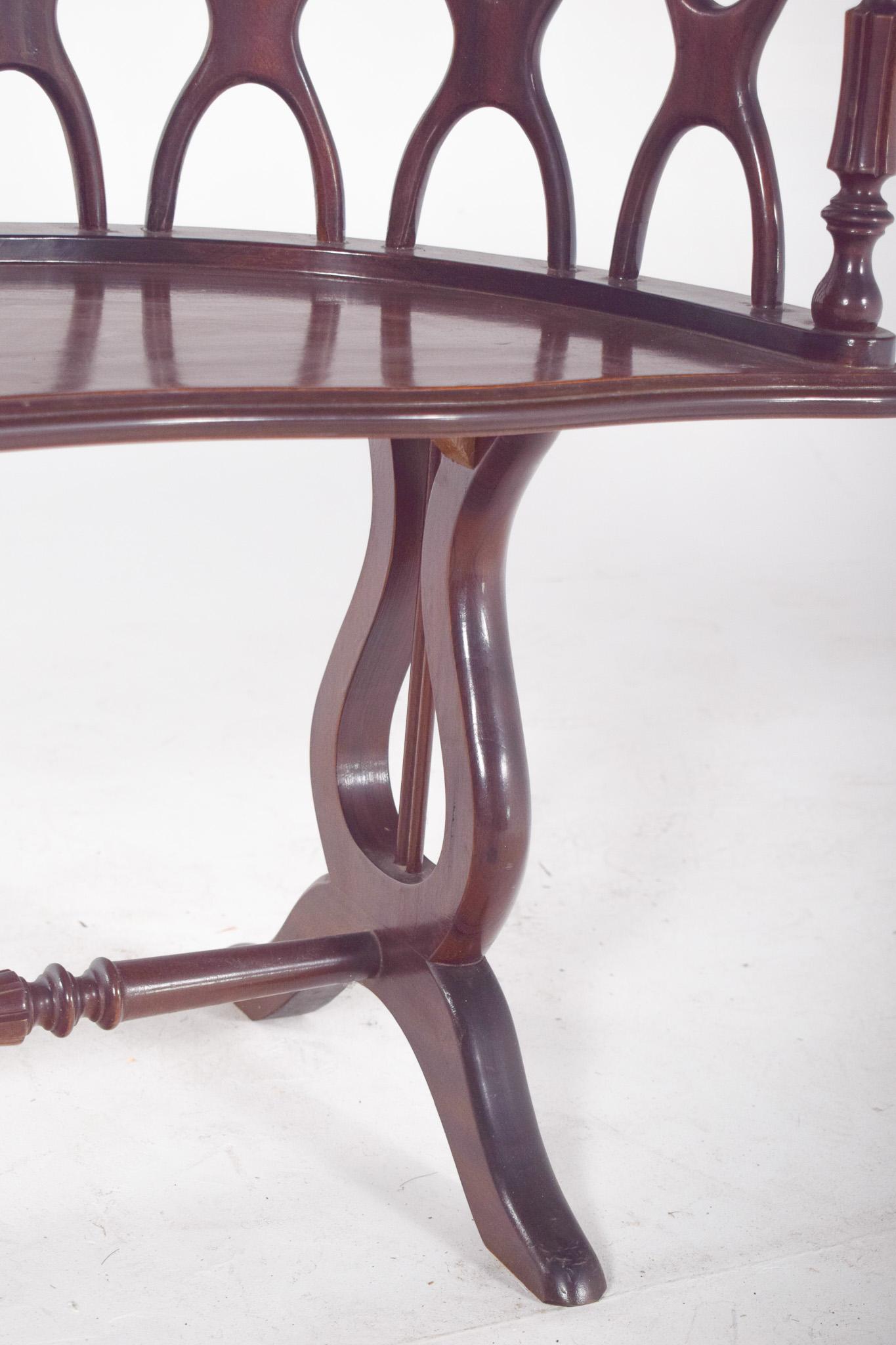 English Mahogany Telephone Stand For Sale 4